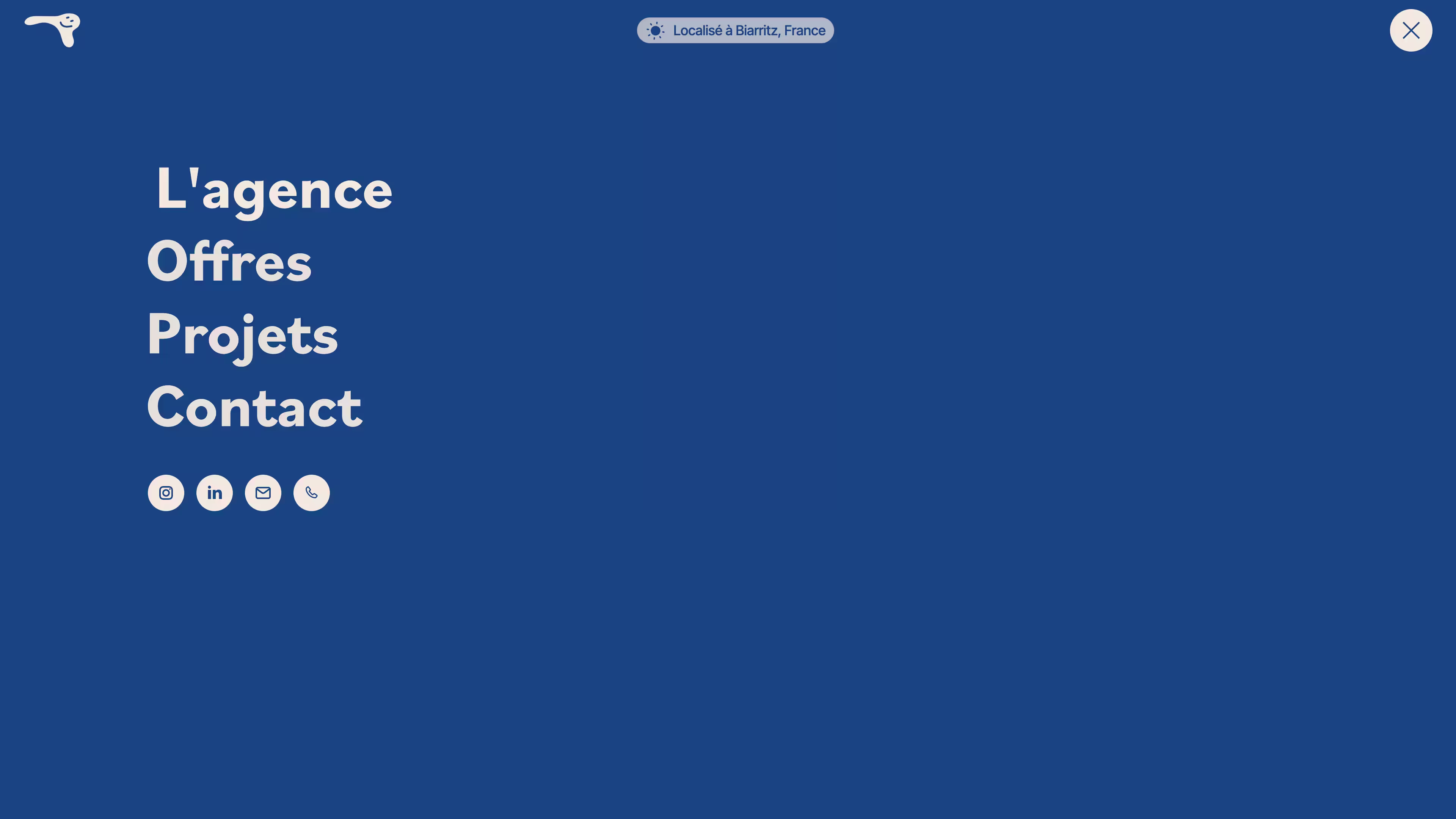 Aura website page