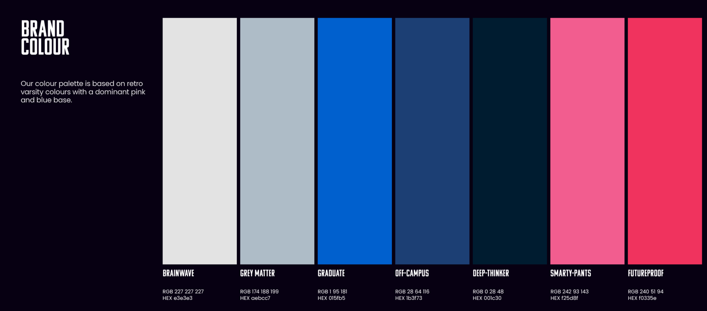 Brand color palette