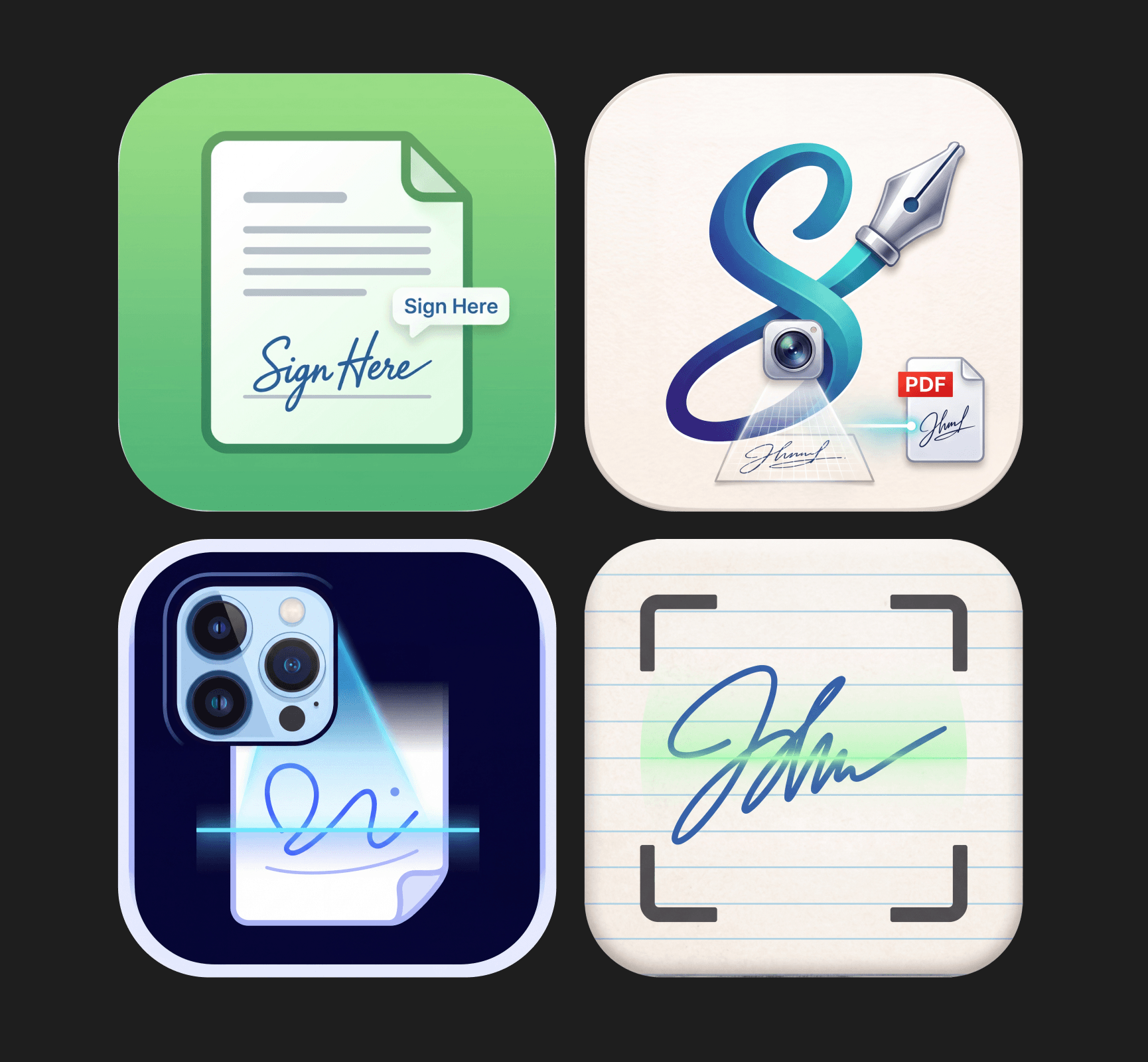Logo A/B test variants