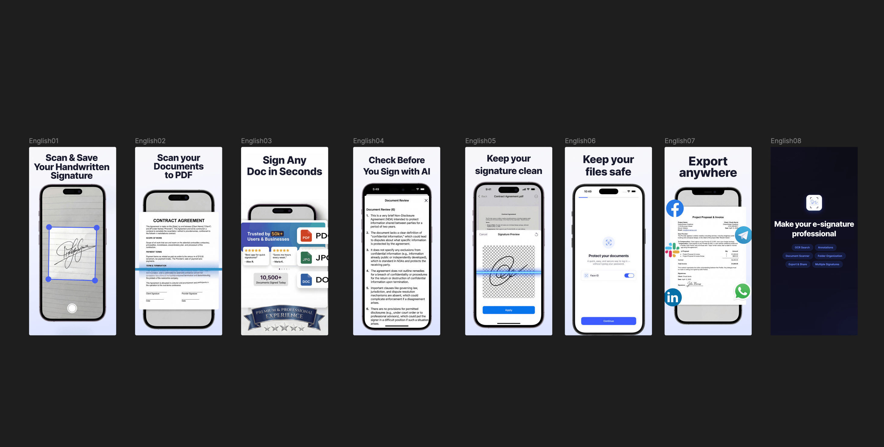 Signature Maker App Store screenshots
