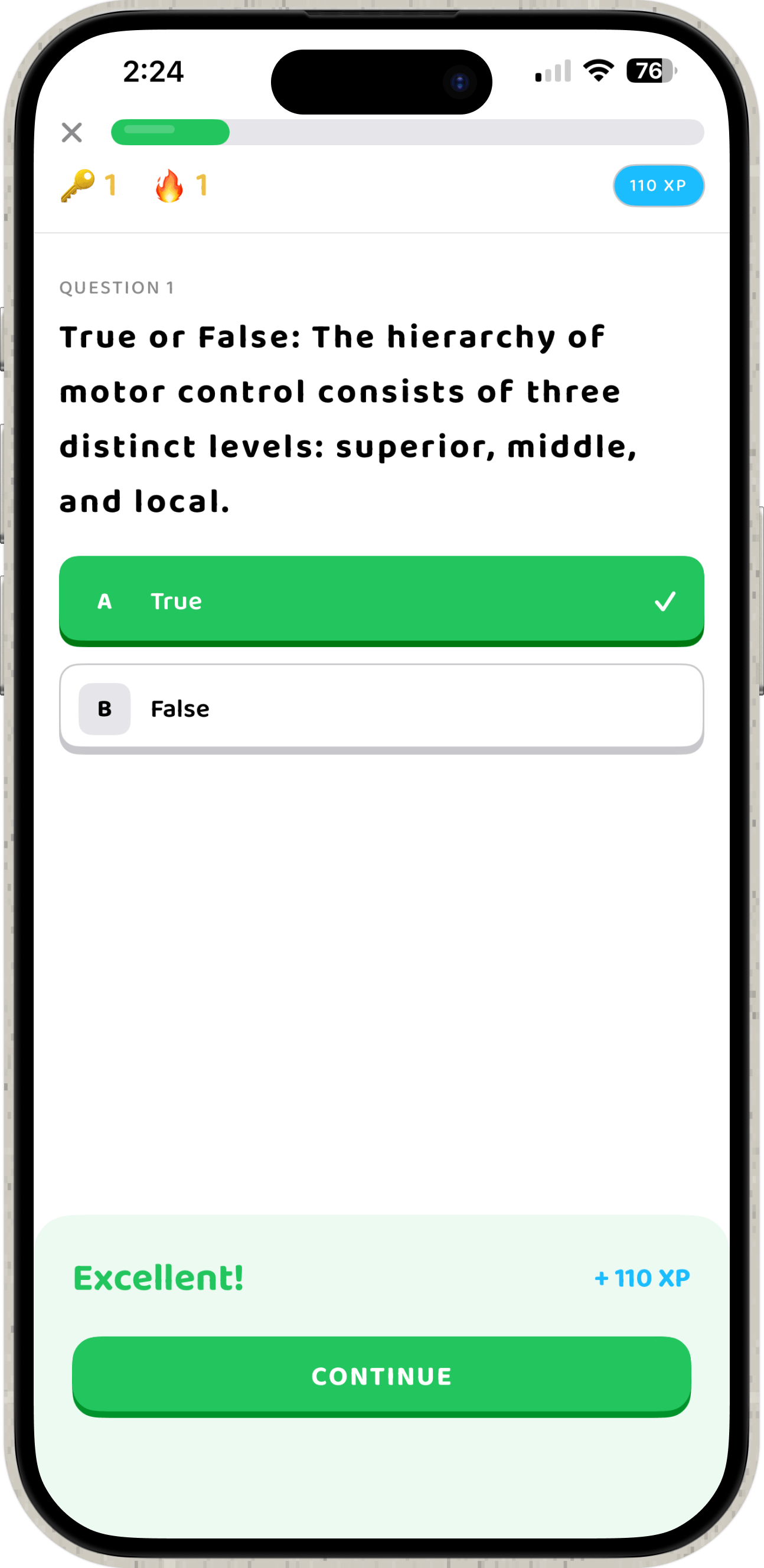 SnapQuiz app screen
